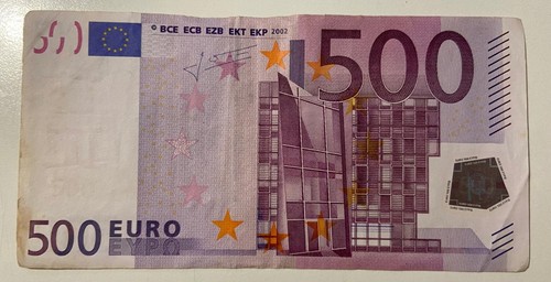 Banconota 500 euro - banconota, 500,00
