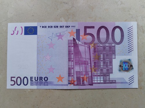 Banconota 500 euro 2002 - 2002, serie