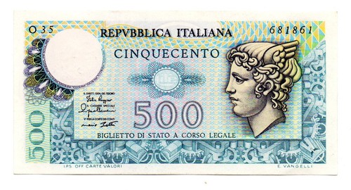 Italia banconota 500 lire - italia,