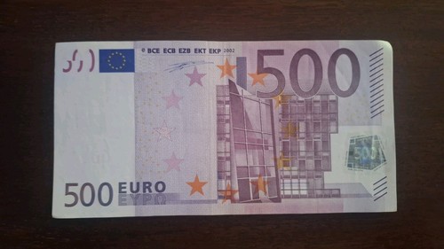 Banconota 500 euro serie - banconota,
