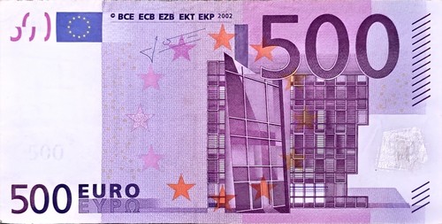 Banconota 500 euro - euro, x0