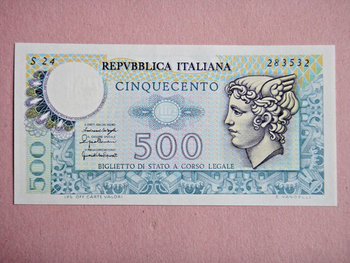 Banconota 500 lire - banconota,