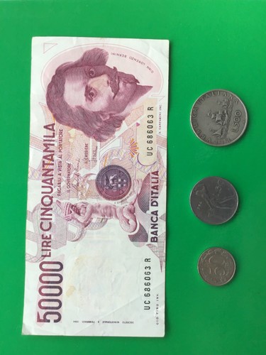 500 lire argento - +50, lire+50