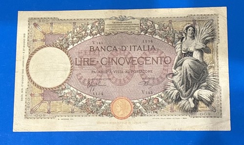 Banconota 500 lire - banconota, da