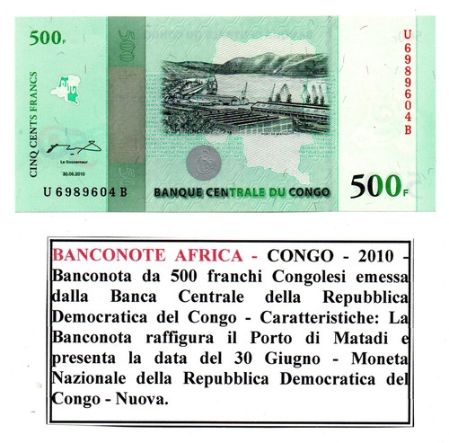 Congo 2010 banconota - 2010,