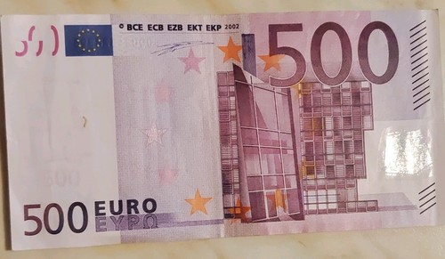 Banconota 500 euro 2002 - banconota,
