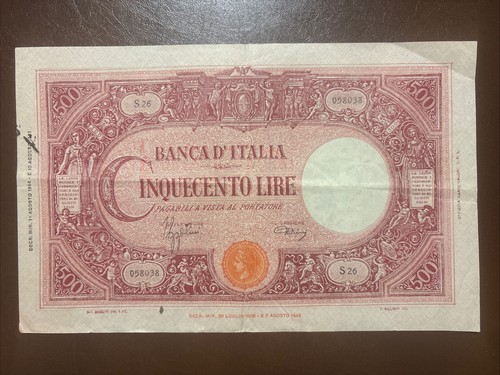 Banconota 500 lire 08 44 - da,