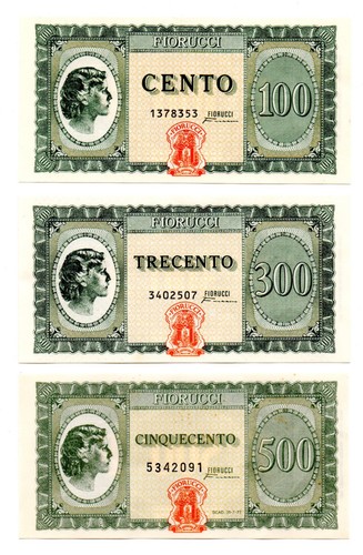 Banconote fiorucci serie - ,
