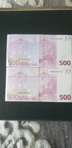 Banconota 500 euro fuori - da,
