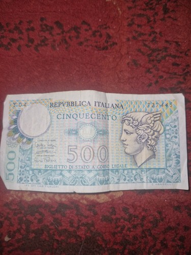 Banconota 500 lire - ,