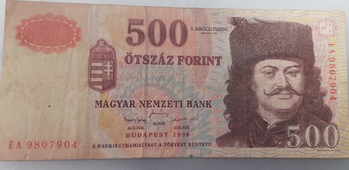 Banconota 500 fiorini - banconota,