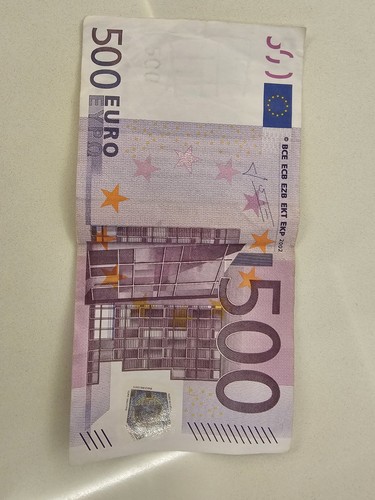 Banconota 500 euro serie - da,
