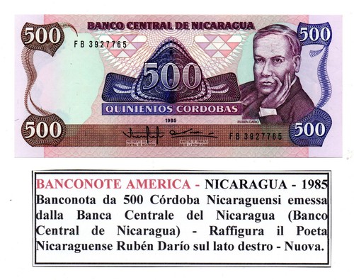 Nicaragua 1985 banconota - 1985,