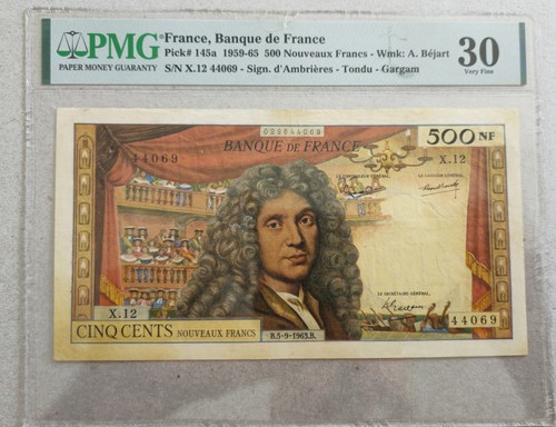 Banconota francia 500 - 500, franchi