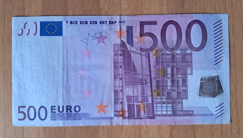 Banconota 500 euro 2002 - banconota,
