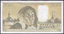 500 Francs France banknote  -