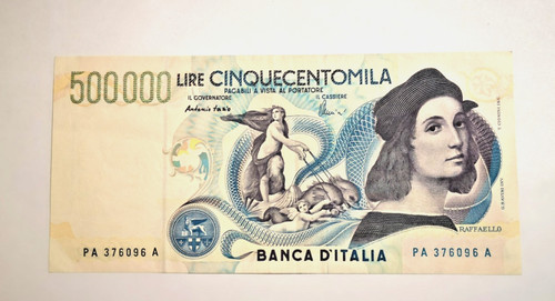 Banconota 500 000 - 500.000, lire