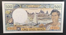 Banconota da 500 franchi IEOM