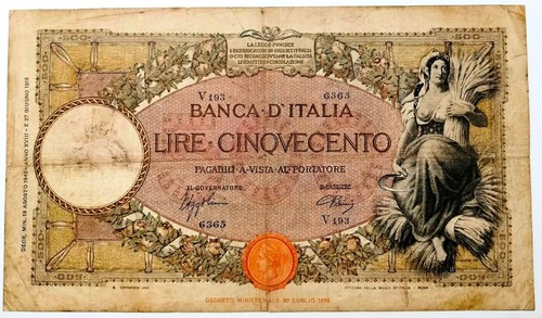 Banconota 500 lire - da,