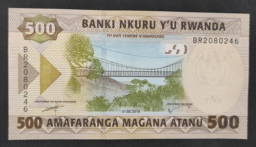 Ruanda banconota 500 - ruanda, da