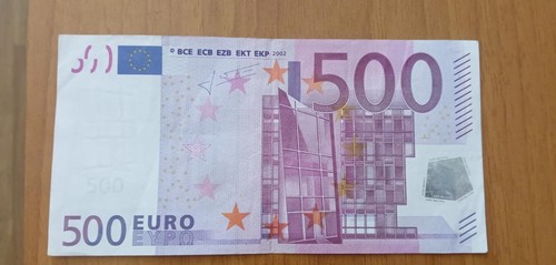 Banconota 500 euro nr - da,