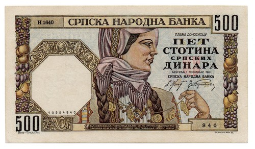 Jugoslavia banconota da - ex,