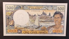 Banconota da 500 franchi IEOM