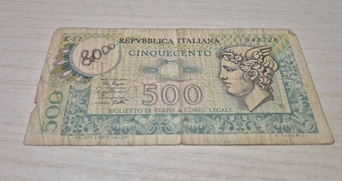 Banconota 500 lire - 1, da