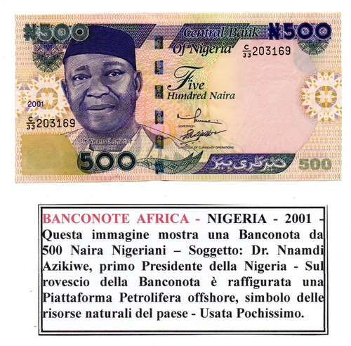 Nigeria 2001 banconota - nigeria,
