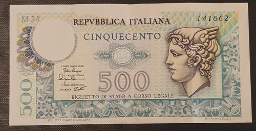 Banconota 500 lire italiane - banconota,