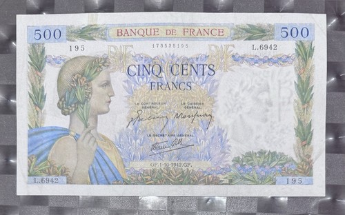 Banconota 500 francs - 500,