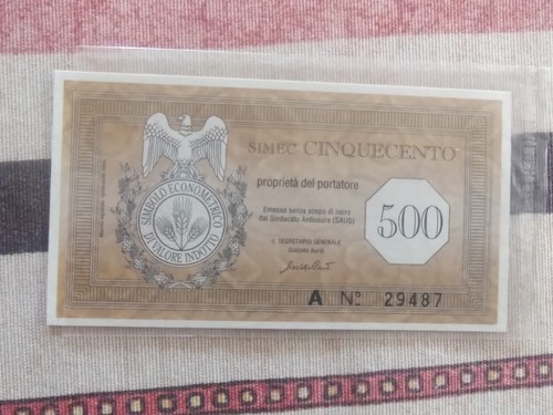 Banconote simec spl 500 - da,