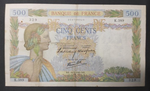 Francia banconota 500 - francia, da