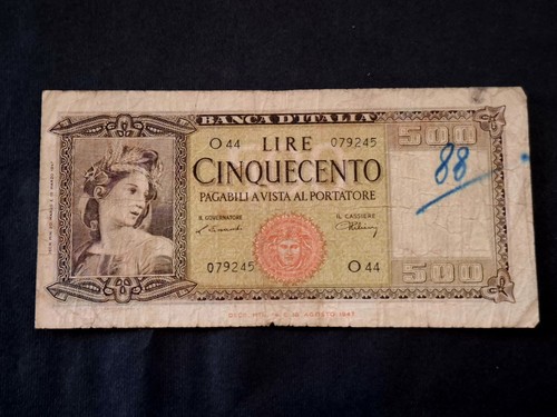Banconota 500 lire 1947 - 500,