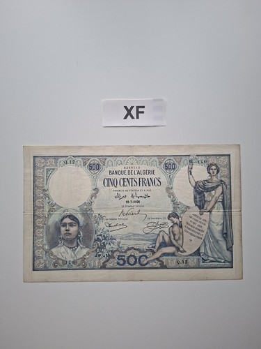 500 franchi 1926 algeria - 1926,