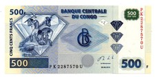 CONGO - BANCONOTA DA 500