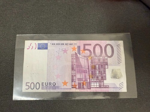 Banconota 500 euro serie x - da,