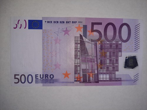 Banconota 500 euro trichet - banconota,