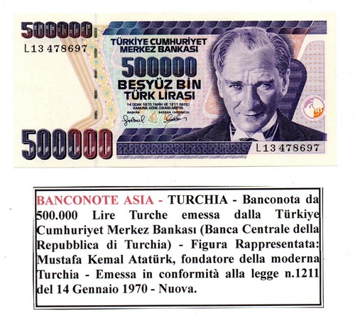 Turchia banconota 500 - turchia,
