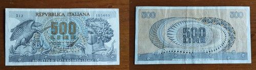 Banconota 500 lire - banconota,