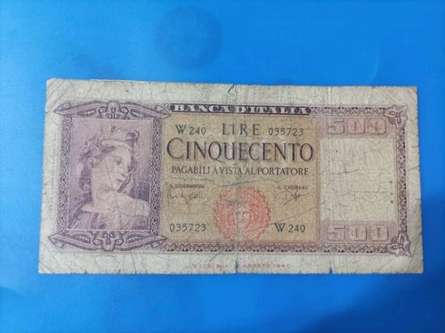 Banconota 500 lire - banconota, da