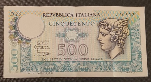 Banconota 500 lire italiane - banconota,