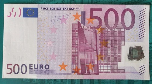 Banconota 500 qfds - €,