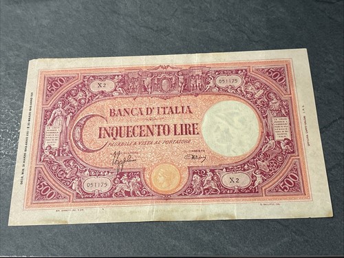 Banconota 500 lire 03 43 - da, 31/03/43