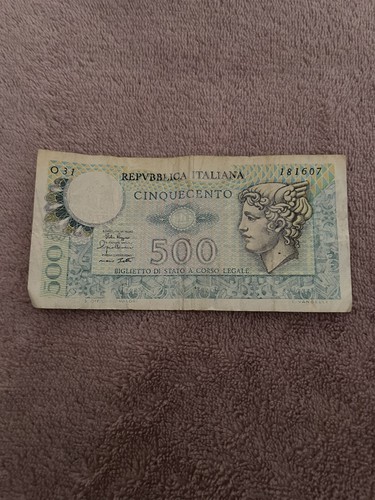 Banconota 500 lire mercurio - lire,